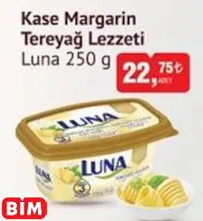 LUNA KASE MARGARİN TEREYAĞ LEZZETİ LUNA KASE MARGARİN TEREYAĞ LEZZETİ
